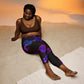 Capri Yoga Pants - "Glowing Hope" - Immunotherapy Cancer Treatment Capri Yoga Pants - "Glowing Hope" - Immunotherapy Cancer Treatment