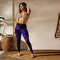 Yoga Pants - "Glowing Hope" - Immunotherapy Cancer Treatment Yoga Pants - "Glowing Hope" - Immunotherapy Cancer Treatment